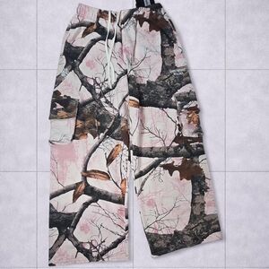Darc Sport She Wolves Durst Cargo Sweatpants in Pink Woodland Camo (M)